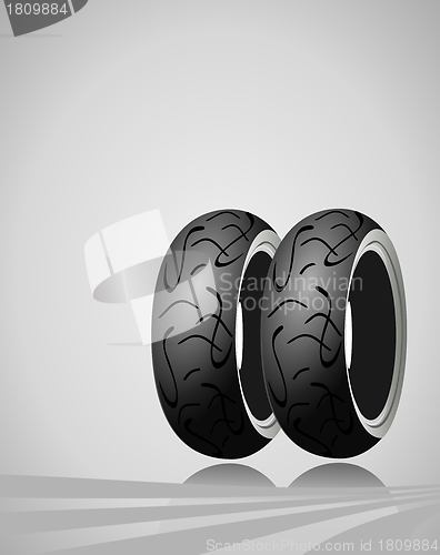 Image of Motorcycle tire