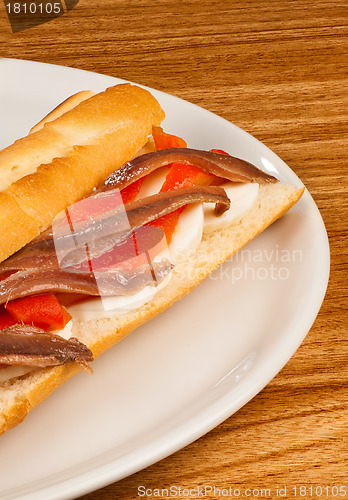 Image of Anchovy bocata