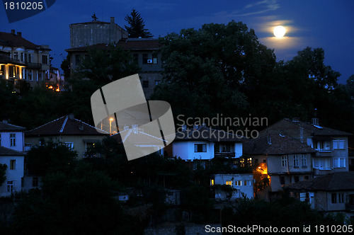 Image of Moonlight Night in Veliko Tarnovo