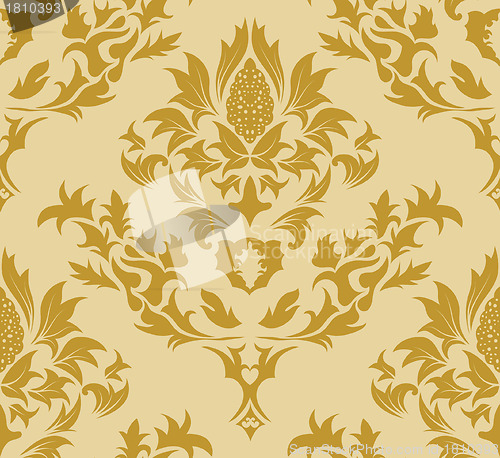 Image of seamless damask pattern