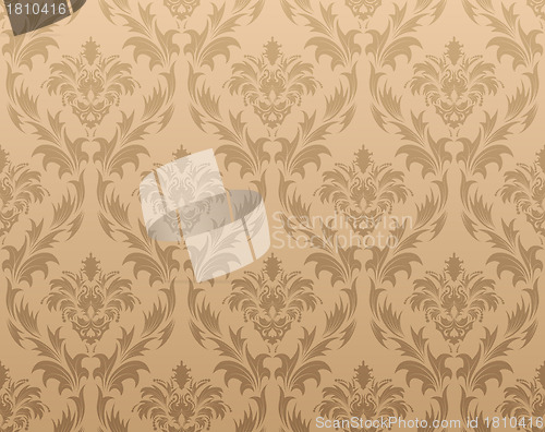 Image of seamless damask pattern