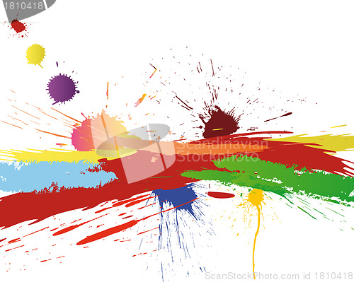 Image of grunge vector background