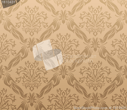 Image of seamless damask pattern