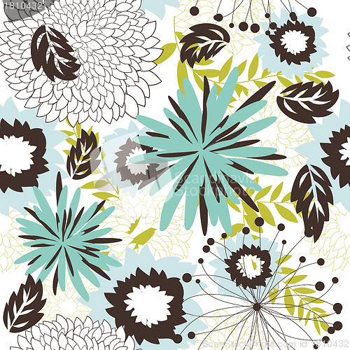 Image of seamless floral pattern