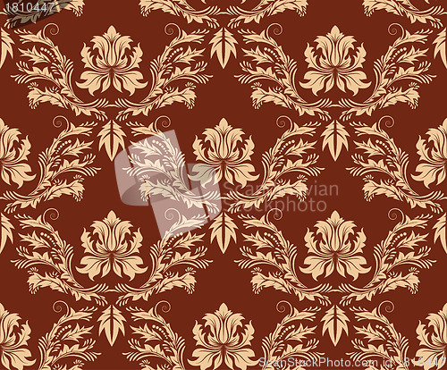 Image of seamless damask pattern