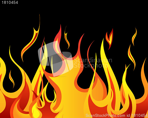 Image of fire background