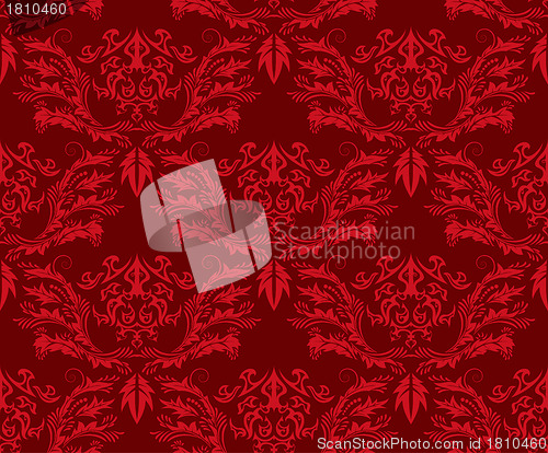 Image of seamless damask pattern