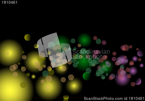 Image of magic lights background