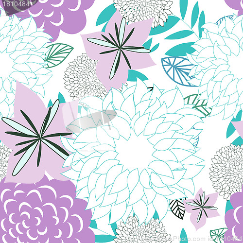 Image of seamless floral pattern