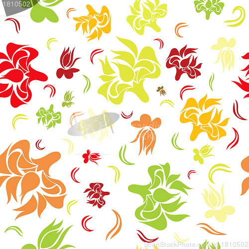 Image of seamless floral pattern