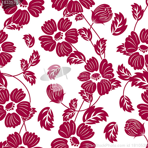 Image of seamless floral pattern