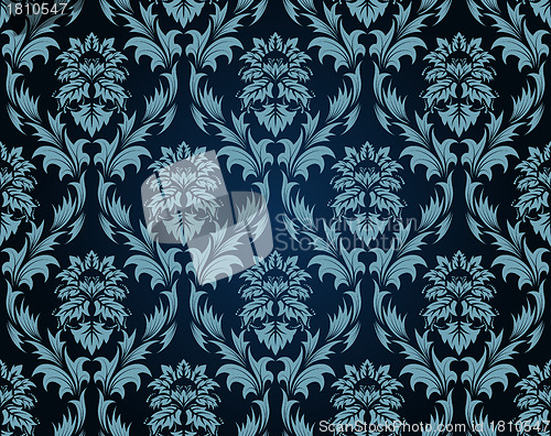 Image of seamless damask pattern