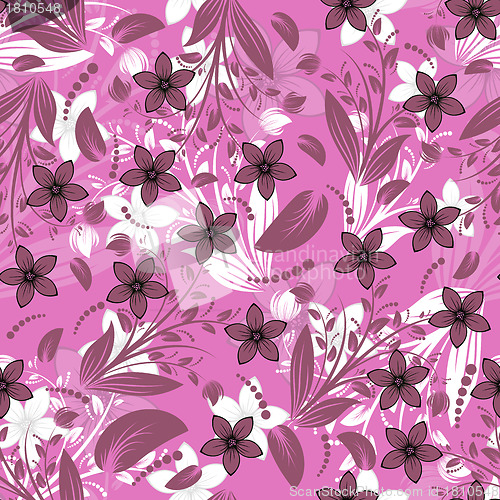 Image of seamless floral pattern