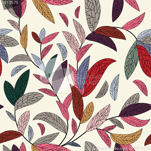 Image of seamless floral pattern