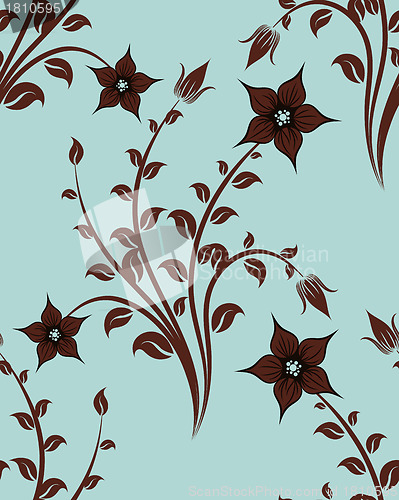 Image of seamless floral pattern