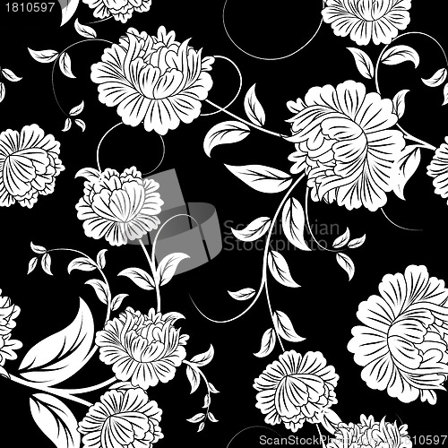 Image of seamless floral pattern