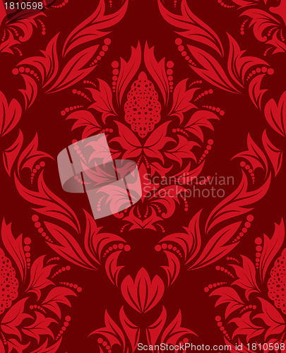 Image of seamless damask pattern