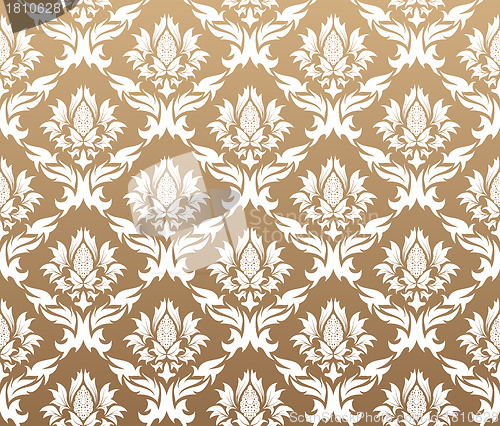 Image of seamless damask pattern