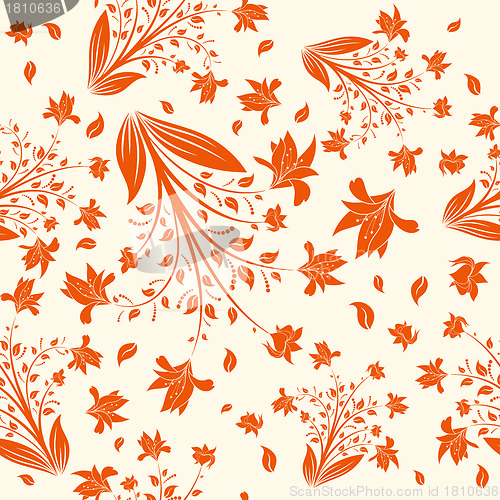 Image of seamless floral pattern