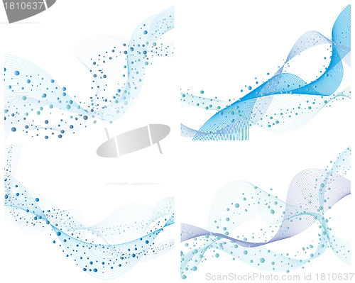 Image of water patterns set