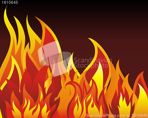 Image of fire background