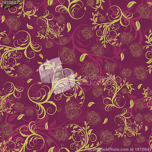 Image of seamless floral pattern