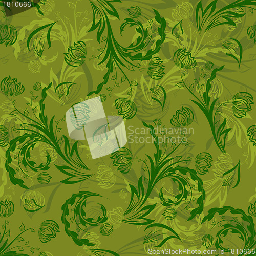 Image of seamless floral pattern