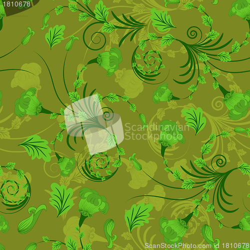 Image of seamless floral pattern