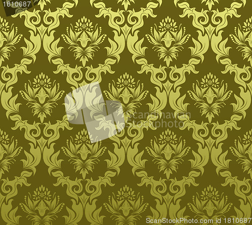 Image of seamless damask pattern