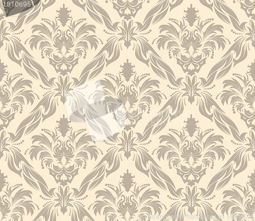 Image of seamless damask pattern