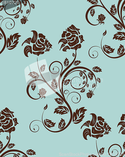 Image of seamless floral pattern