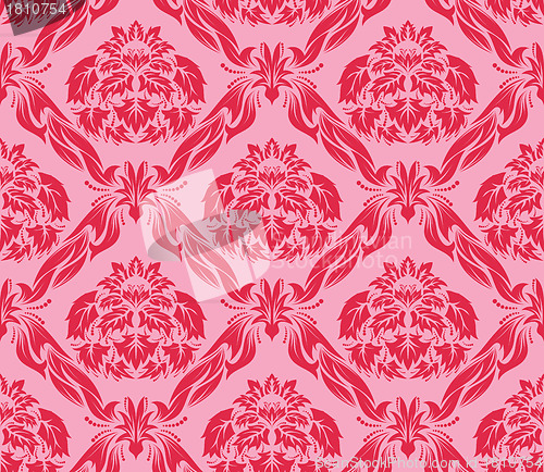 Image of seamless damask pattern