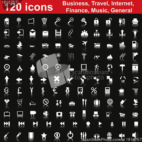 Image of 120 icon set