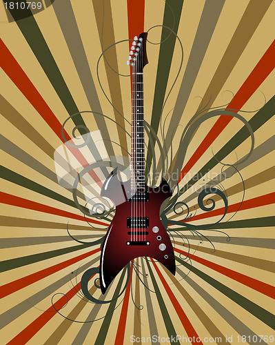 Image of Musial grunge background