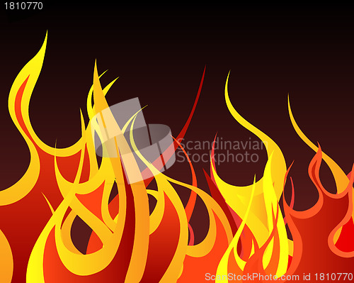 Image of fire background