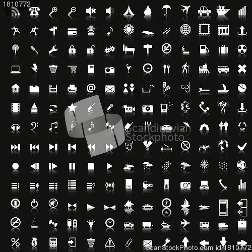 Image of Biggest collection of 170  different icons for using in web desi