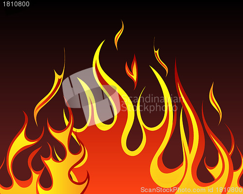 Image of fire background