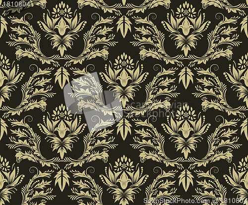 Image of seamless damask pattern