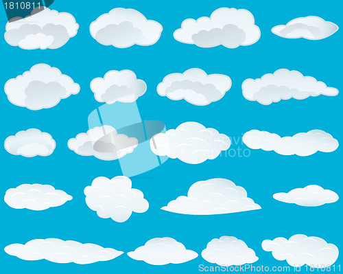 Image of set of clouds