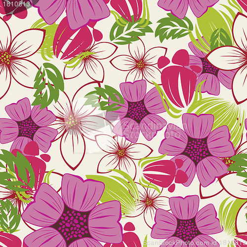 Image of seamless floral pattern