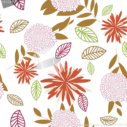 Image of seamless floral pattern