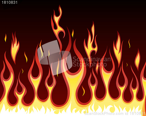 Image of fire background