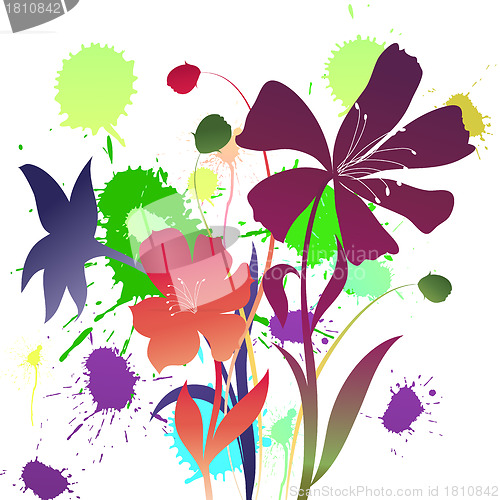 Image of floral background