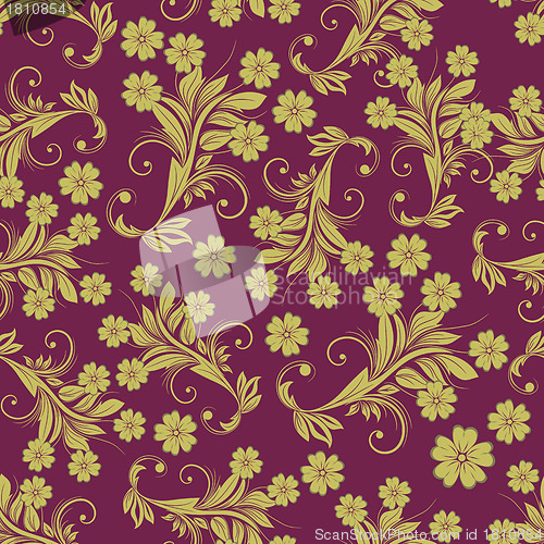 Image of seamless floral pattern