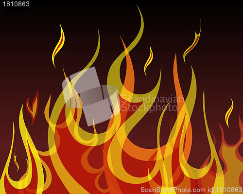 Image of fire background