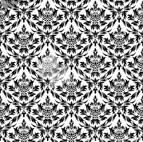 Image of seamless damask pattern