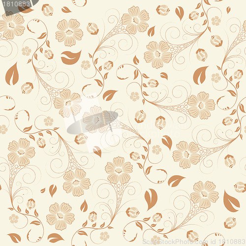 Image of seamless floral pattern