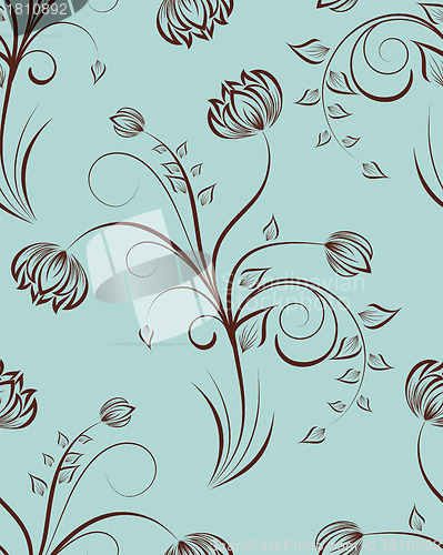 Image of seamless floral pattern