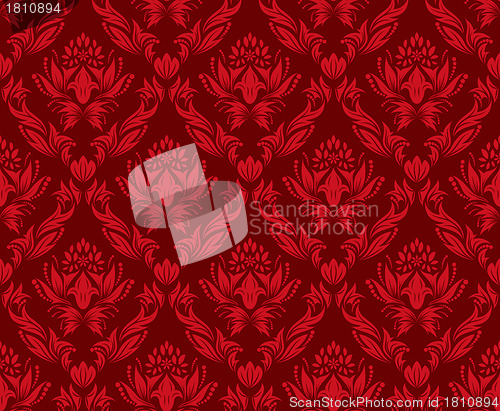 Image of seamless damask pattern