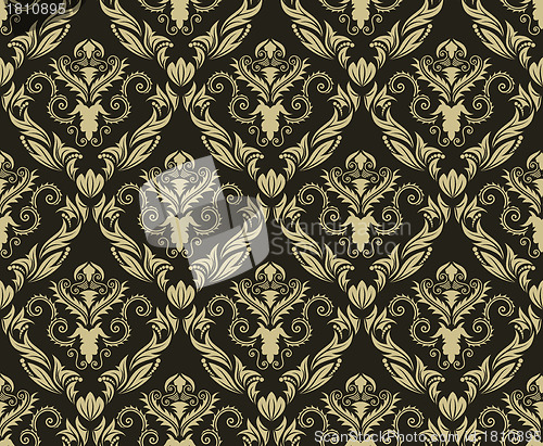 Image of seamless damask pattern